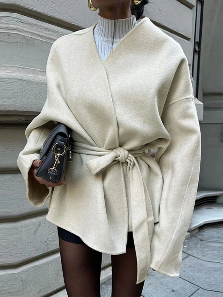 Drune | Fleece-Jacke Mit Gürtel