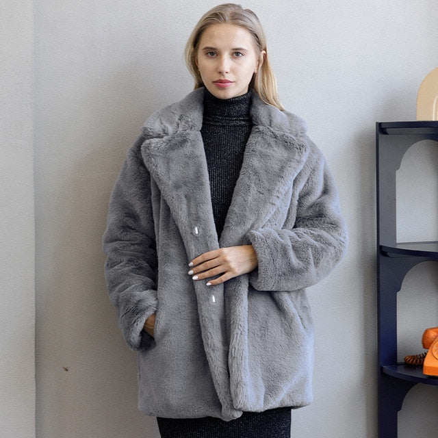 Drune | Elegante Kunstpelzjacke für einen warmen Winter