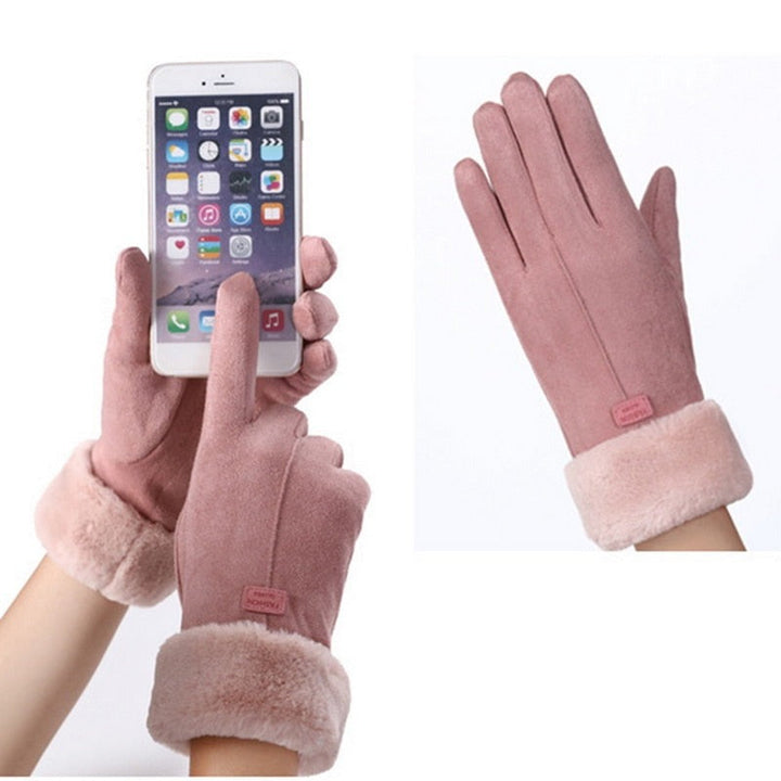 Drune - Schicke und Stilvolle Winter Furry Handschuhe für Frauen