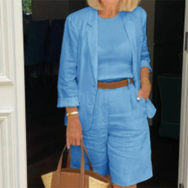 Drune | Luxuriöser Blazer & Shorts Set