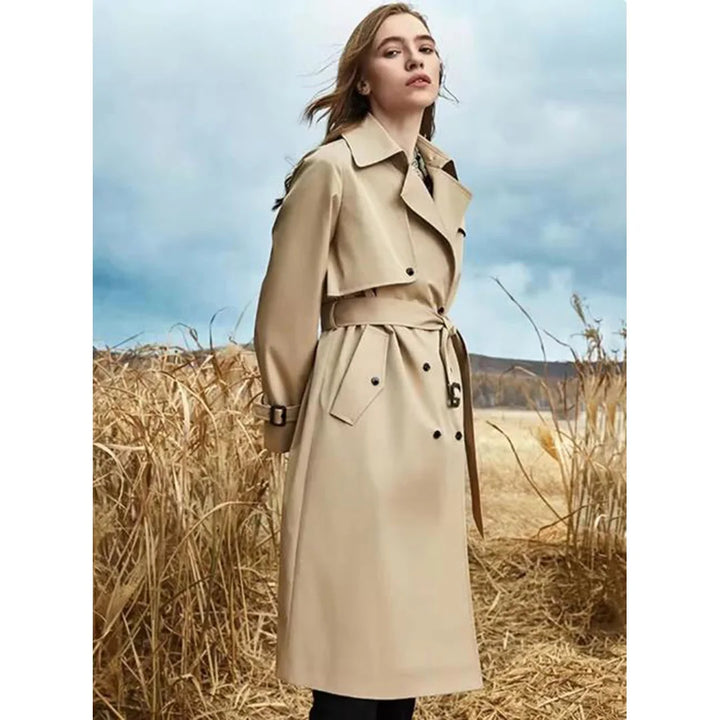 Drune | Winter-Trenchcoat mit Schnürung