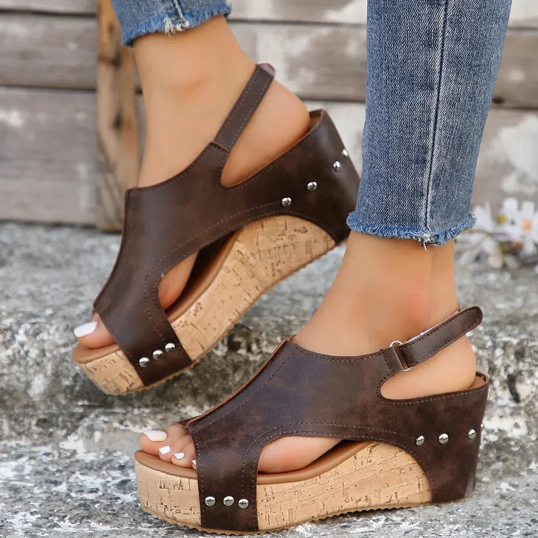 Drune | Damen-Sandalen aus Leder Lissy