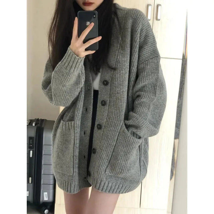 Drune | Cardigan - Oversize & Mit Taschen