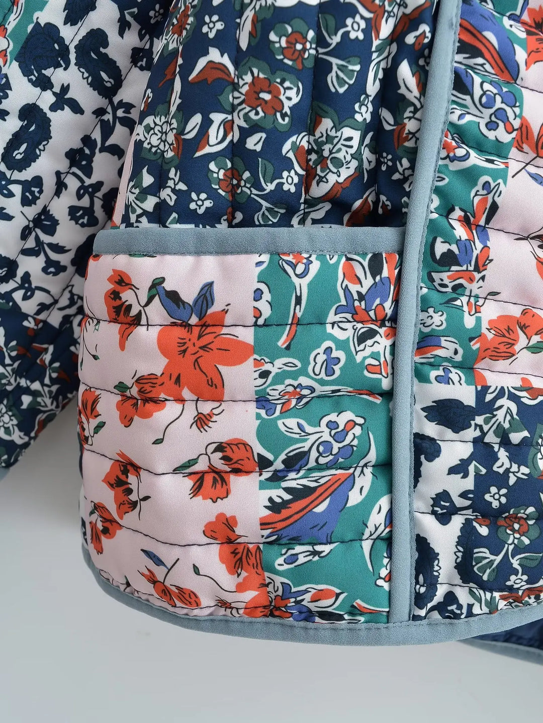 Drune | Wintermantel mit Blumenmuster