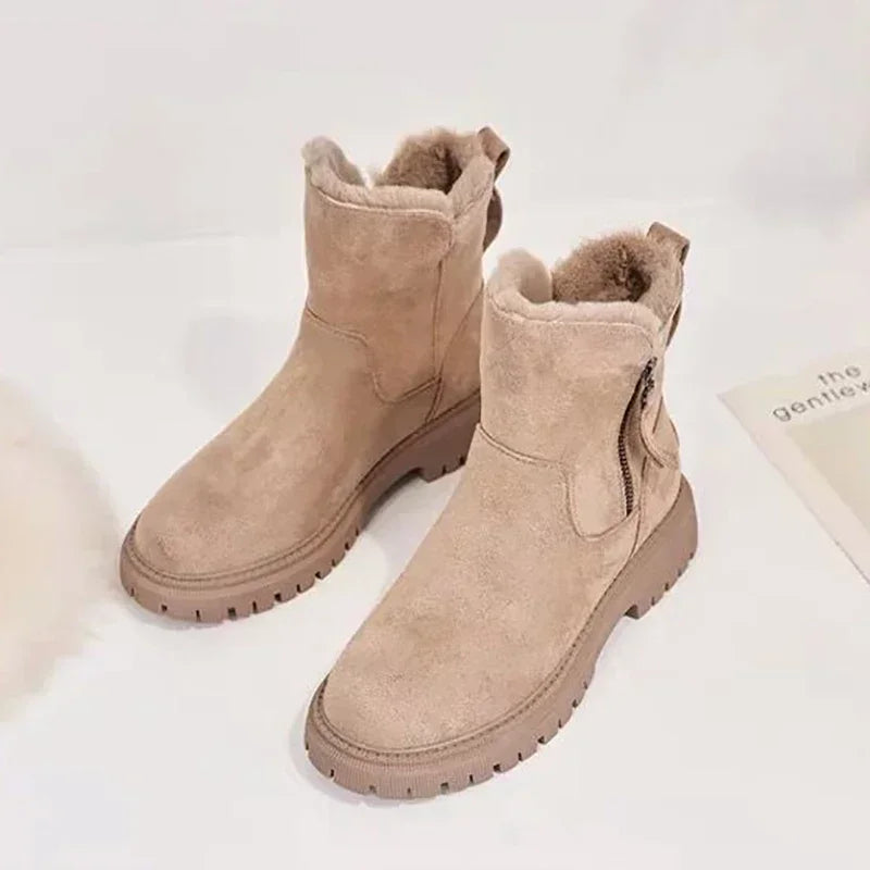 Drune | Damen Schneestiefel mit Plüschfutter