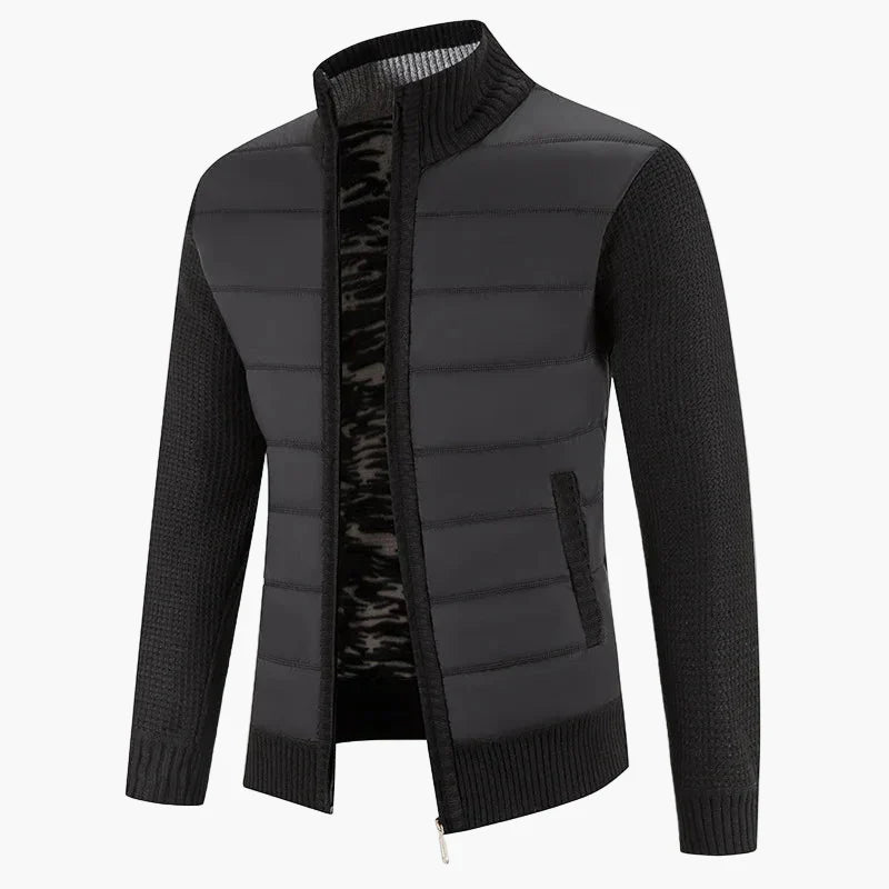 Drune | Stepp-Strickjacke mit Reißverschluss - Lässiger Urban Style für Alltag und Freizeit