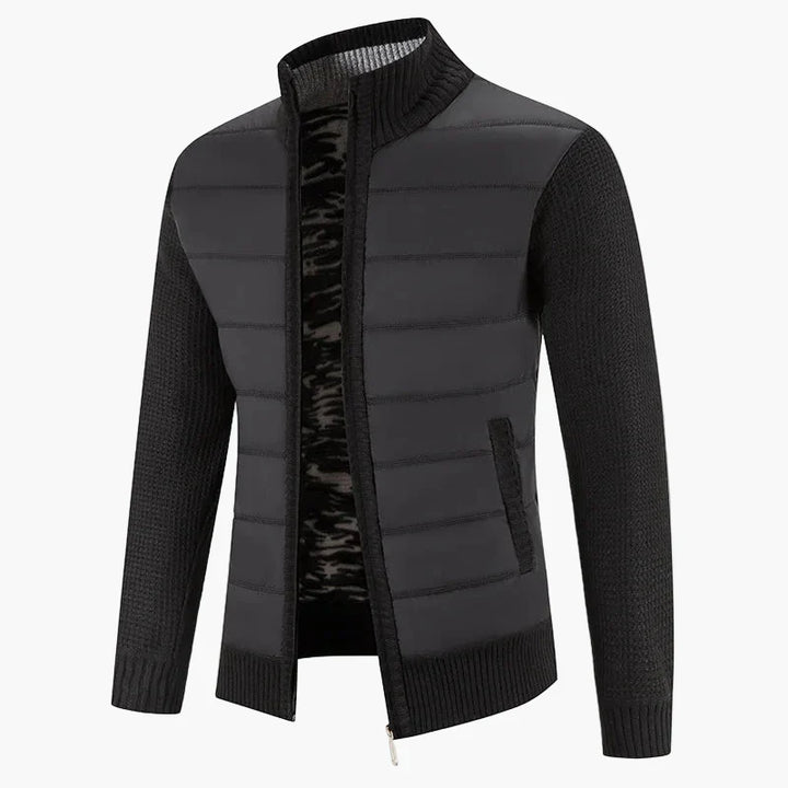 Drune | Stepp-Strickjacke mit Reißverschluss - Lässiger Urban Style für Alltag und Freizeit