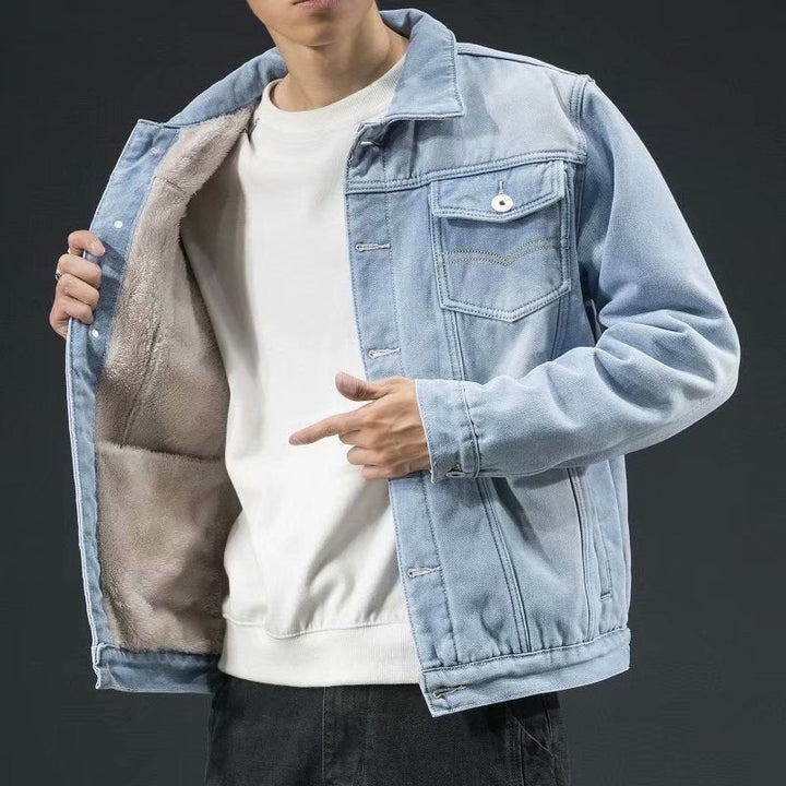 Drune | Winter Männer Denim Jacke