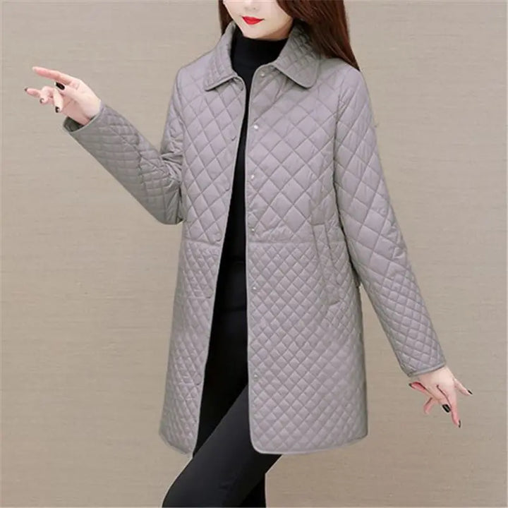 Drune | Damen Steppjacke Mit Karomuster