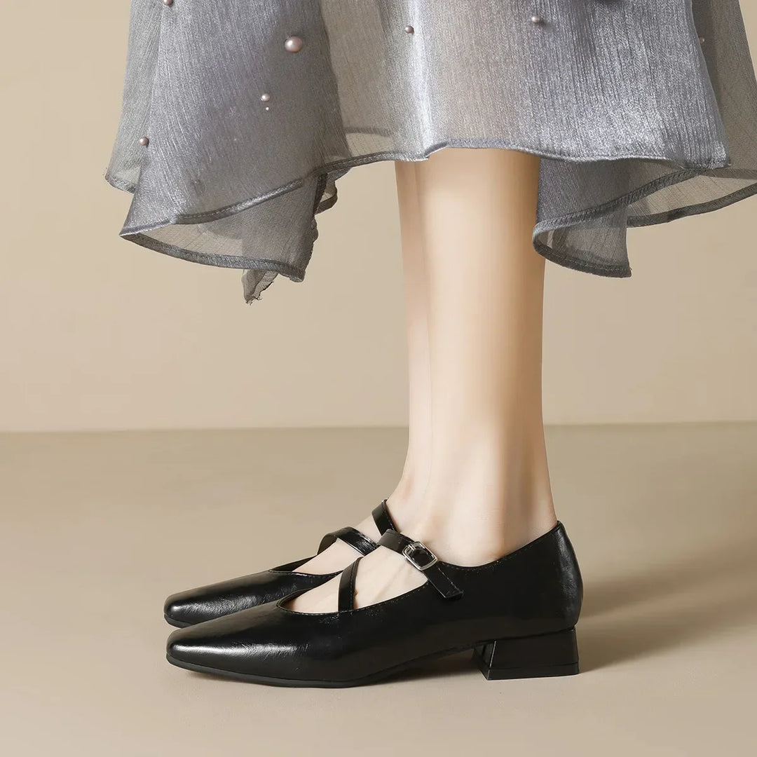 Drune | Hohe Absätze Im Mary Jane Stil mit Bootsohle und Komfort