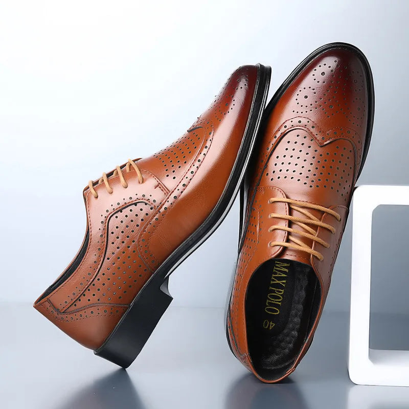 Drune | Bequeme Oxford Herren Business Anzug Schuhe