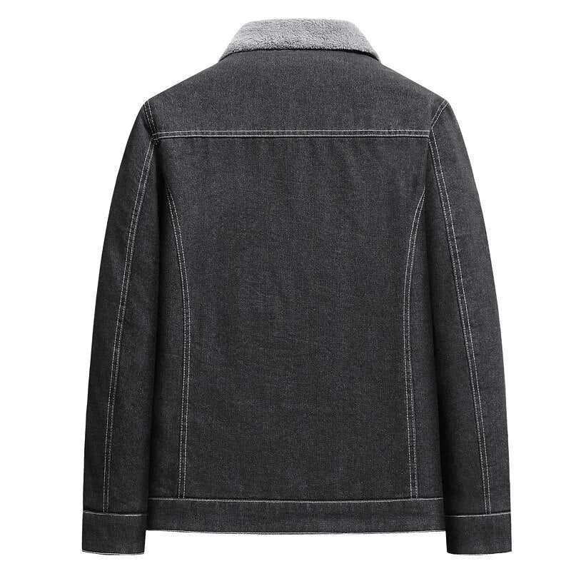 Drune | Denim-Fleece-Jack
