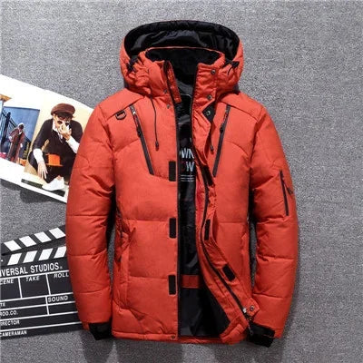 Drune - Herren-Winterparka mit Kapuze - Warmer, winddichter Schneeparka für kalte Tage
