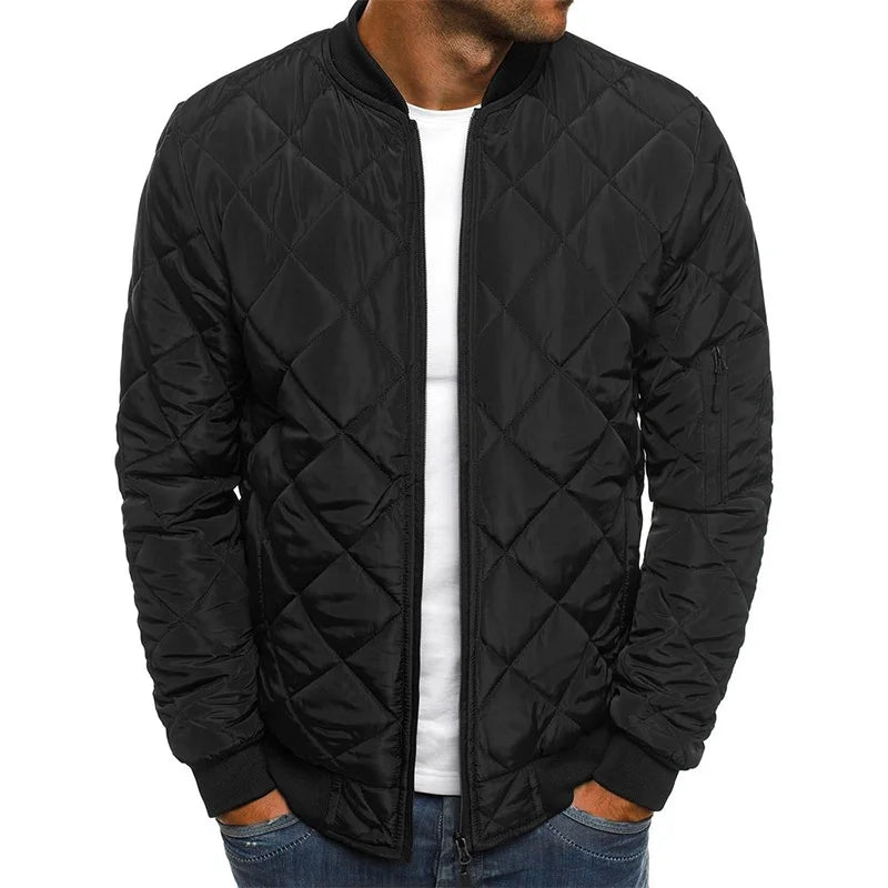 Drune | Baumwolljacke mit Rautenmuster