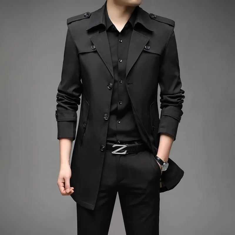 Drune | eleganter lässiger Trenchcoat für Männer