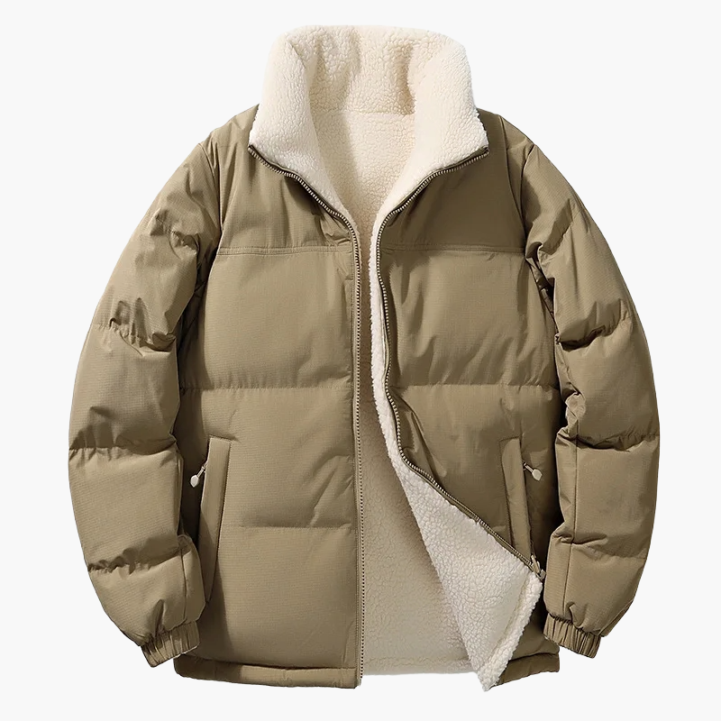 Drune | Winter Steppjacke mit Fleece-Innenfutter - Urban Freizeitjacke, Lockerer Schnitt, Warm, Ideal für Alltag & Outdoor
