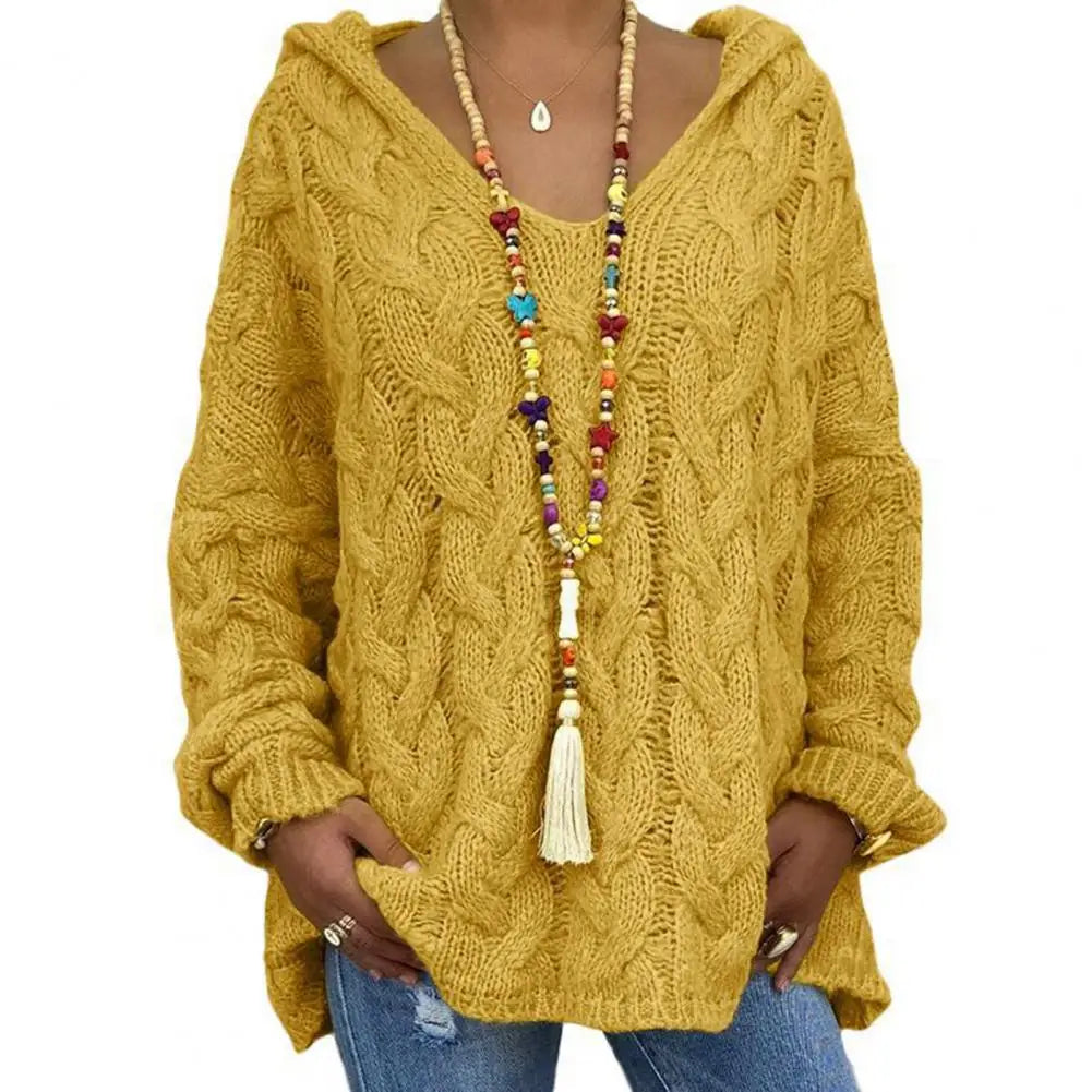 Drune | Oversize Kabelstrickpullover Kabelstrick Weich und Lässig