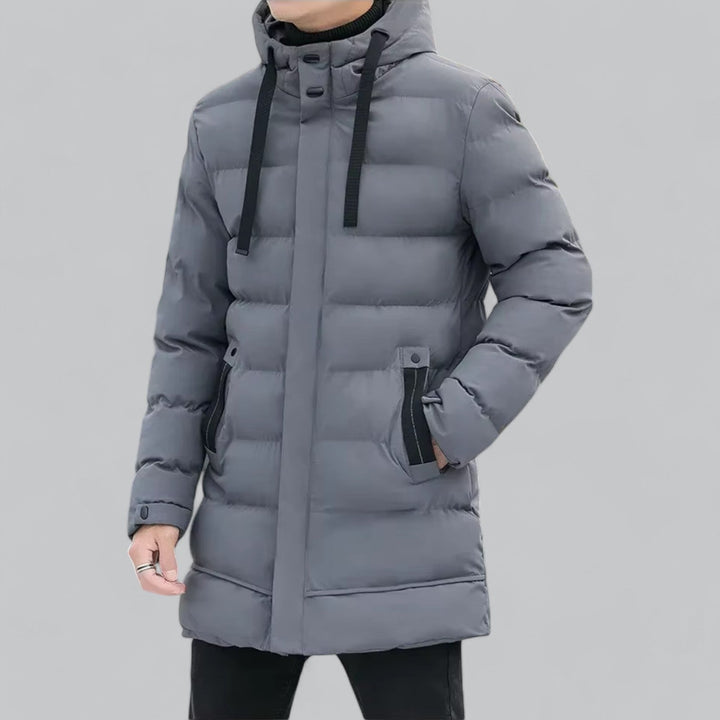Drune | Elegante lange Winterjacke für Männer
