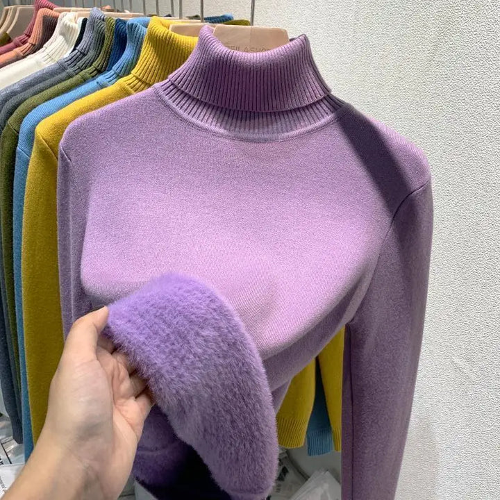 Drune | Rollkragenpullover Modisch Warm Herbst Winter Elegant