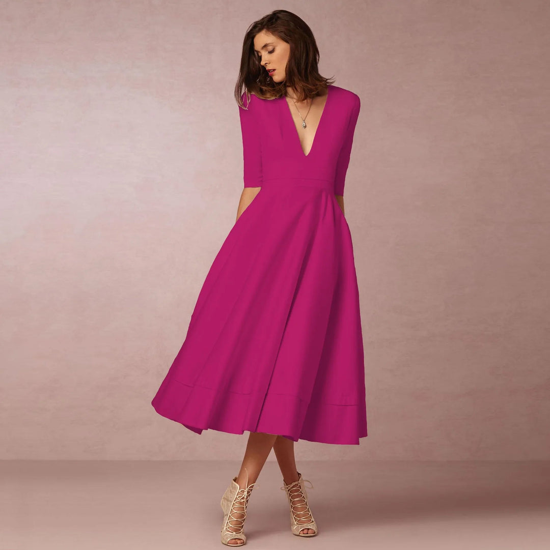 Drune | Elegante Lange Damenkleid
