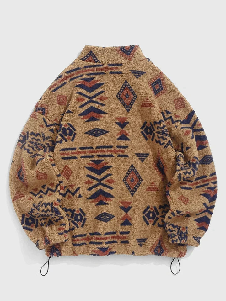 Drune | Pullover mit Ethnischem Druck
