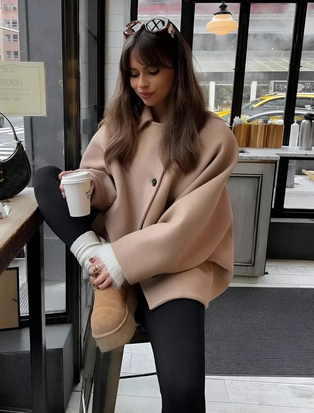 Drune | Wollmischung Vintage Damenjacke