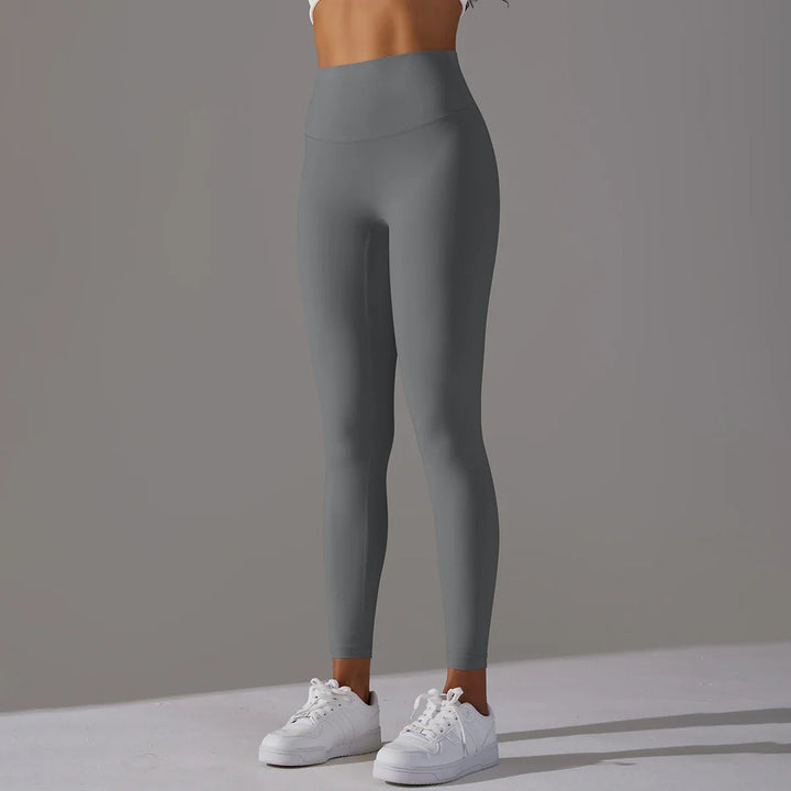 Drune | Atmungsaktive hohe Taille Yoga Leggings für Damen zum Sport, Laufen und Radfahren