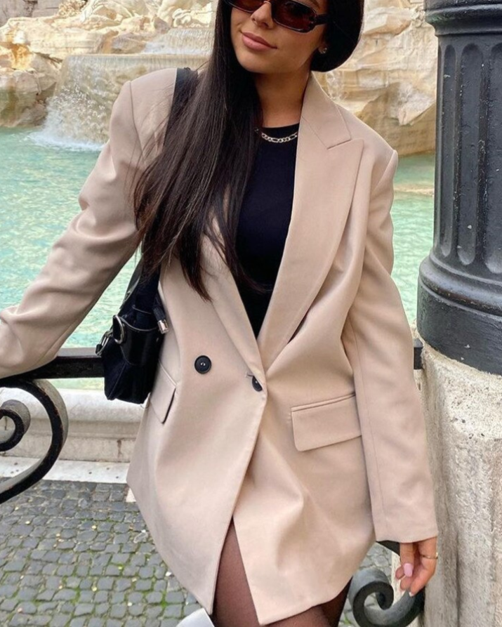 Drune | Eleganter Doppelreiher Blazer für Damen