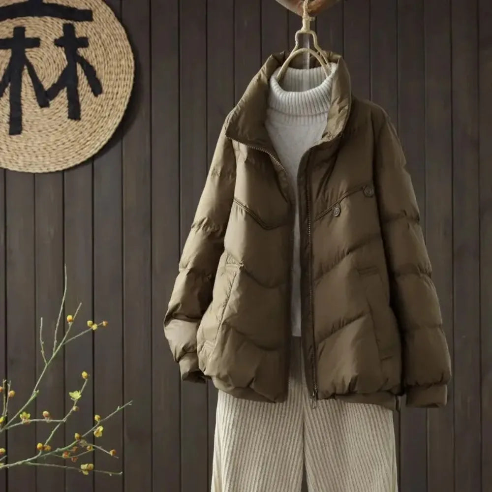 Drune - Damen Steppjacke mit Stehkragen