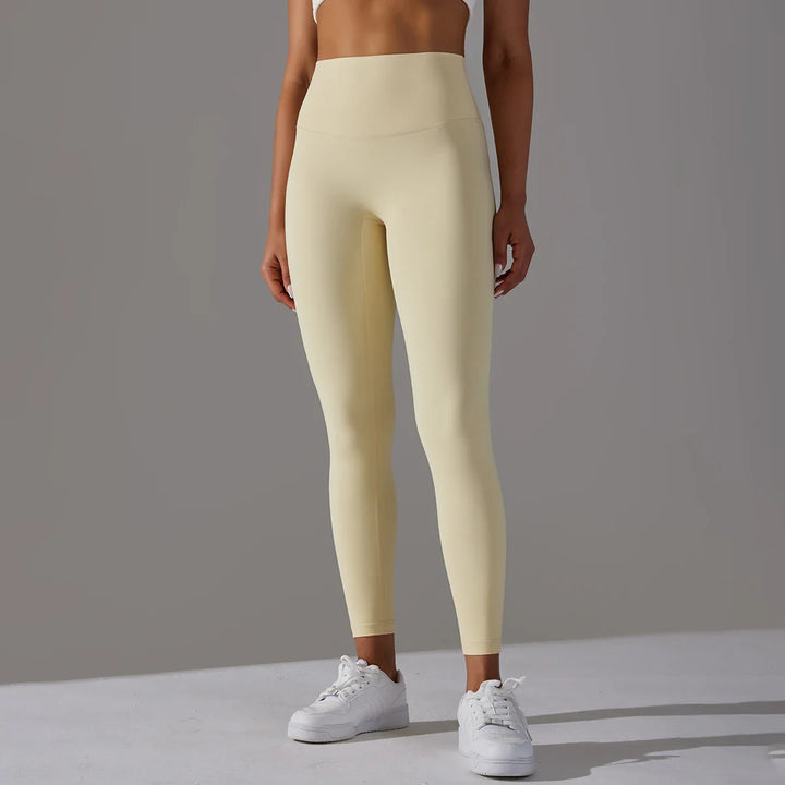 Drune | Atmungsaktive hohe Taille Yoga Leggings für Damen zum Sport, Laufen und Radfahren
