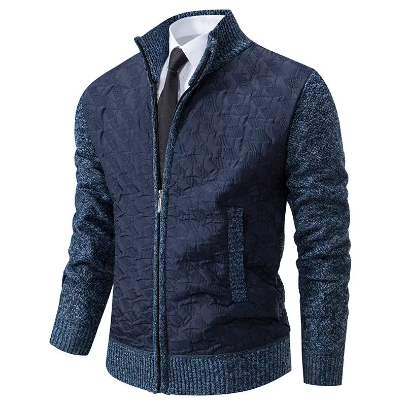 Drune | Strickjacke mit Gepolsterter Front Warm und Modern Perfekt Für Den Alltag