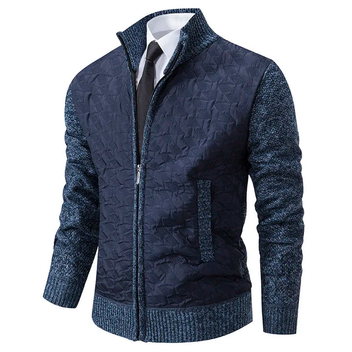 Drune | Strickjacke mit Gepolsterter Front Warm und Modern Perfekt Für Den Alltag