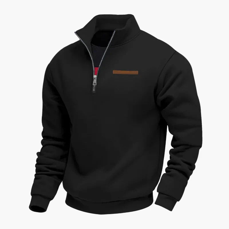 Drune | Halbzip Sweatshirt Freizeitpullover mit Stehkragen - Perfekt für Reisen und Alltag