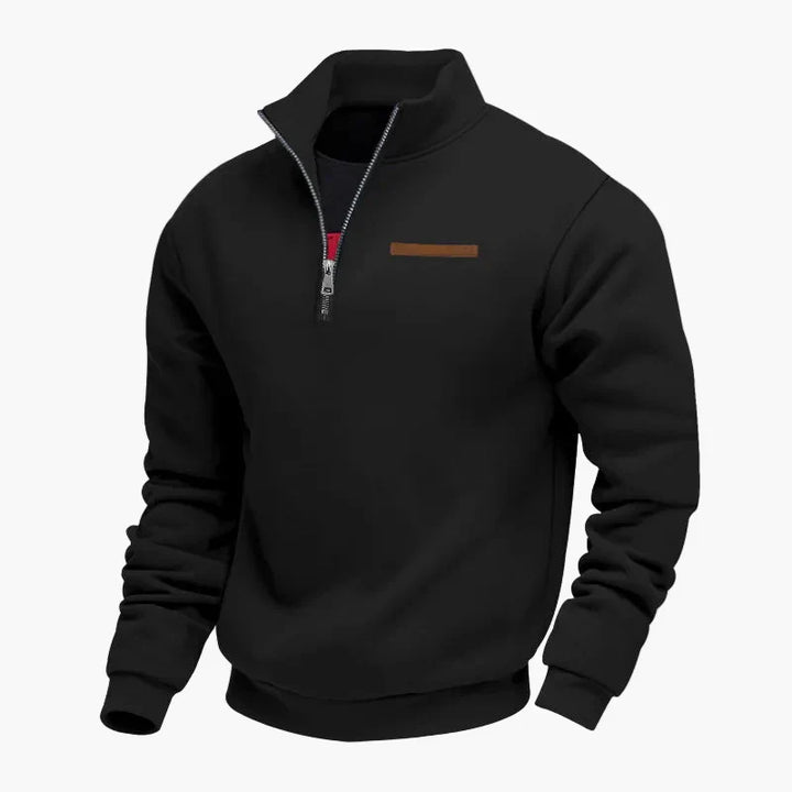 Drune | Halbzip Sweatshirt Freizeitpullover mit Stehkragen - Perfekt für Reisen und Alltag