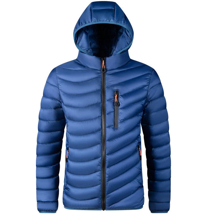 Drune | Leichtgewichtige Pufferjacke mit Kapuze Polyester Warm und Praktisch