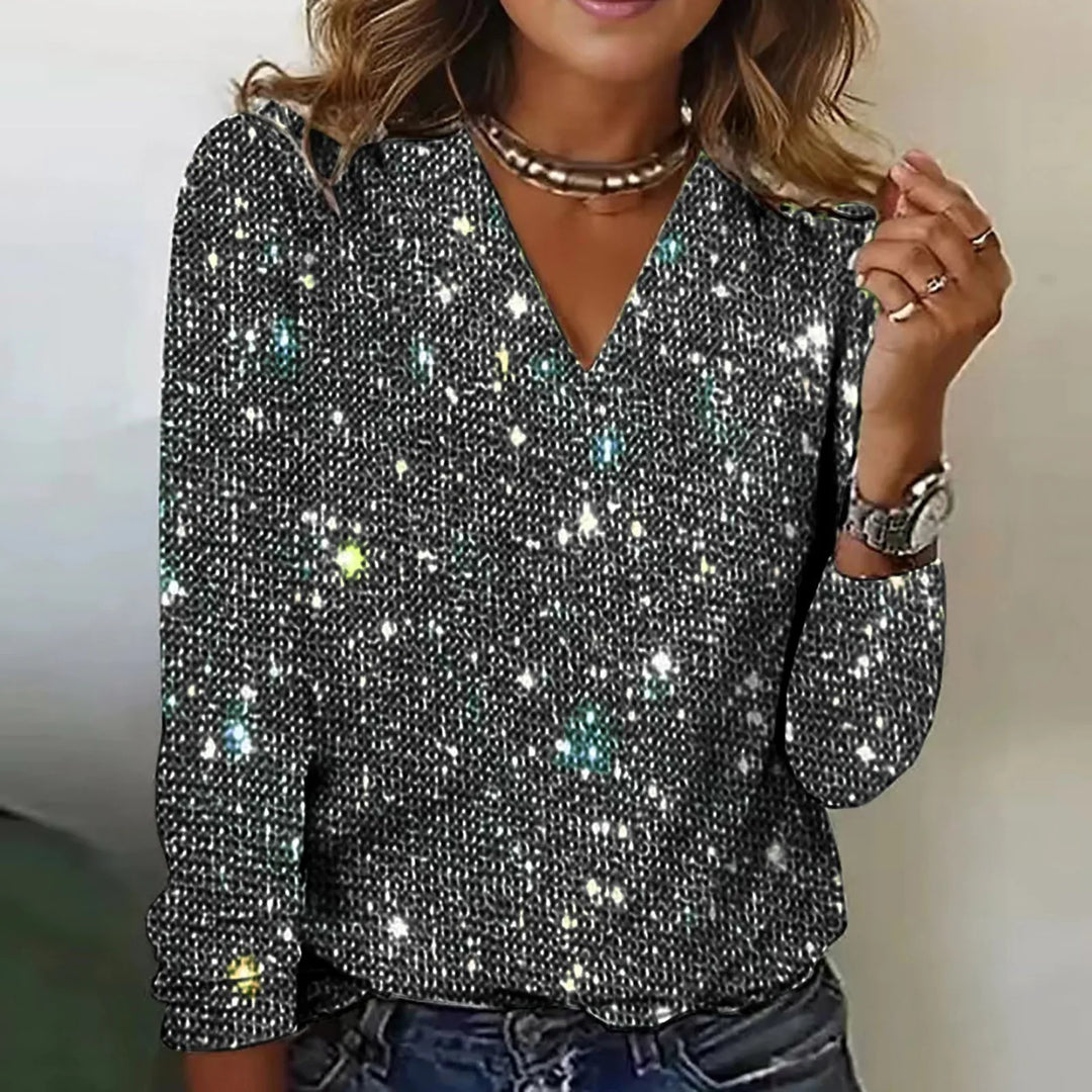 Drune | Glimmer Bluse Glänzend und Elegant Stilvoll