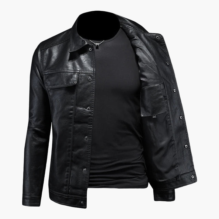 Drune | Jacke im Moto-Stil - Zeitlose moderne Freizeit- und Alltagsjacke