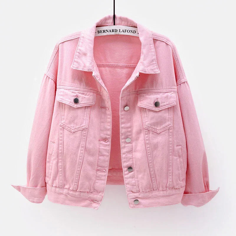 Drune | klassische Damen Jeansjacke in vielen Farben