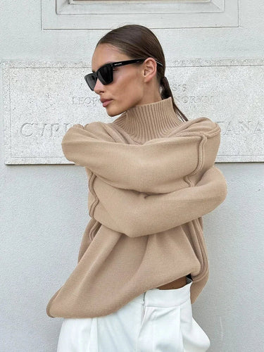 Drune | gestrickter Rollkragenpullover im Trend