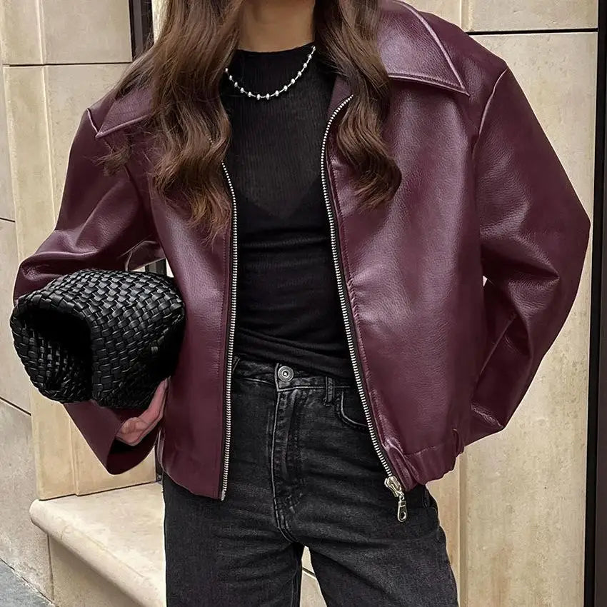 Drune | Aus Leder Vintage Street Herbst Chic