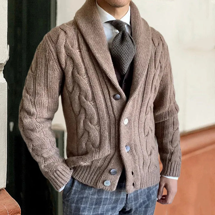 Drune | trendige warme Strickjacke für Herren