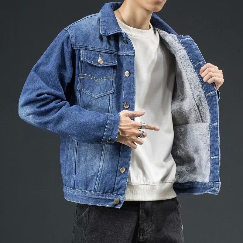 Drune | Winter Herren Denim Jacke