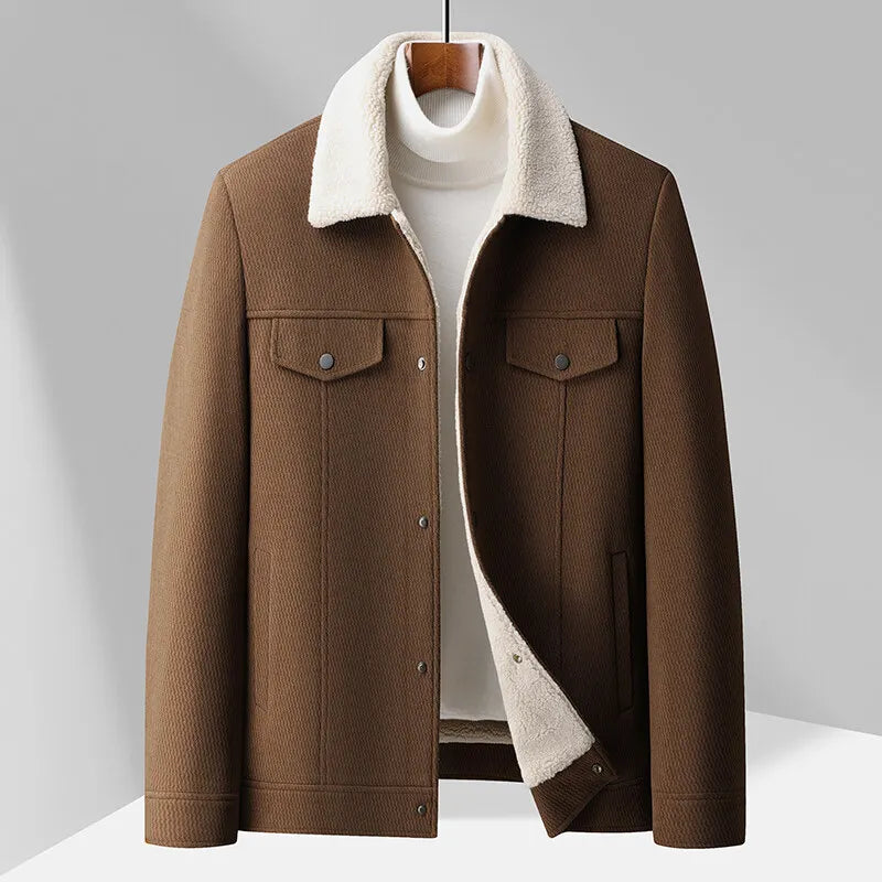 Drune | Fleece-Kragenjacke - Olivier