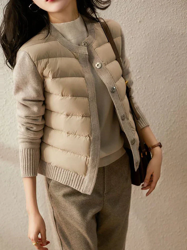 Drune | Pufferjacke Grau Warme Winterjacke