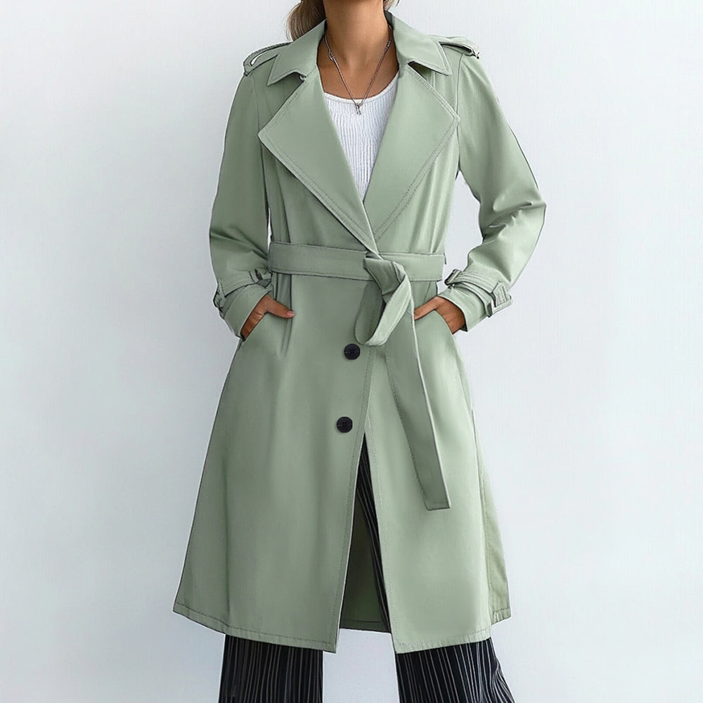 Drune | Klassischer Trenchcoat mit Gürtel