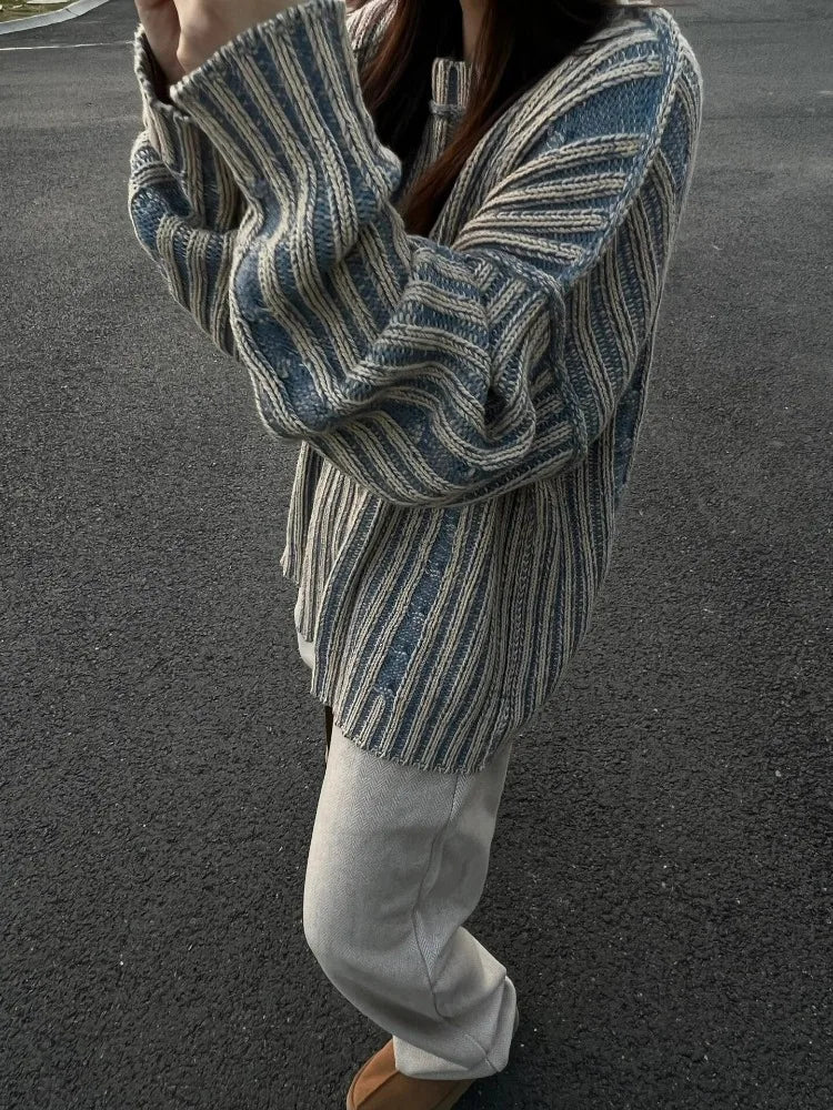 Drune | Ästhetischer Weinlese Pullover