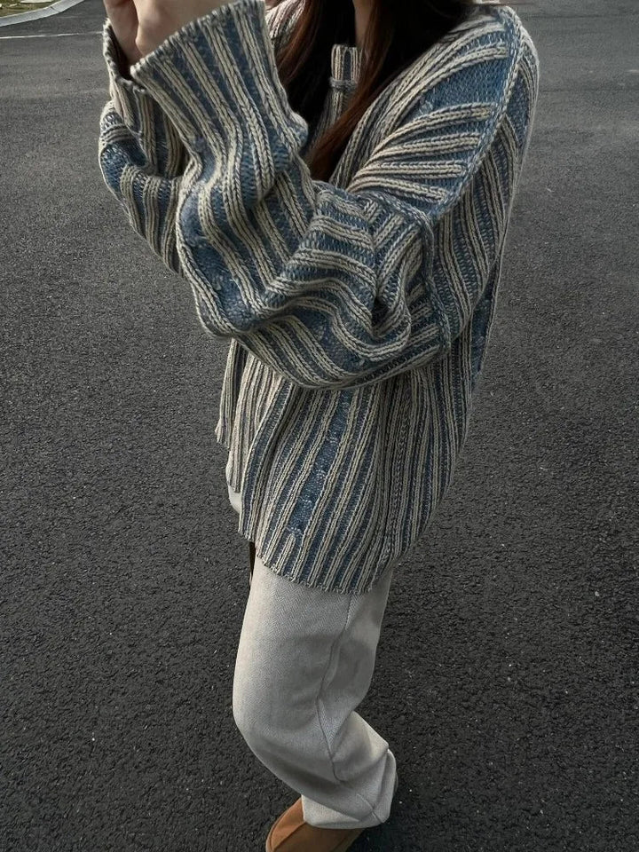 Drune | Ästhetischer Weinlese Pullover