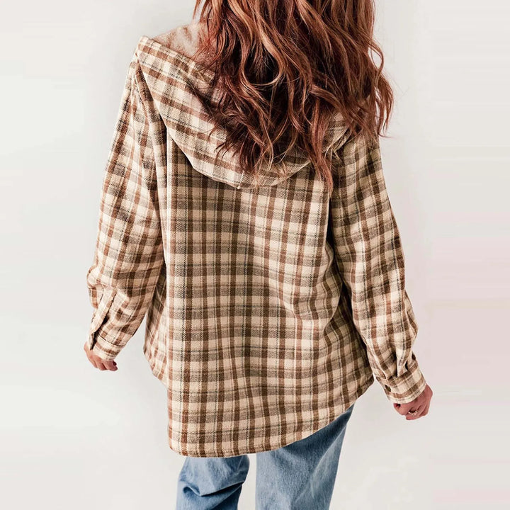 Drune | Sherpa - Hemd Beige - Damen Gemütliche Flanelljacke