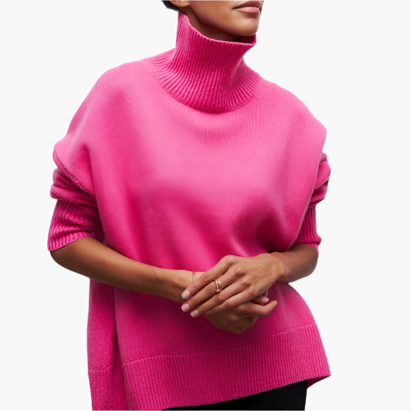 Drune | Pullover mit Rollkragen und voluminösen Ärmeln - Eleganter Style für Alltag und Büro