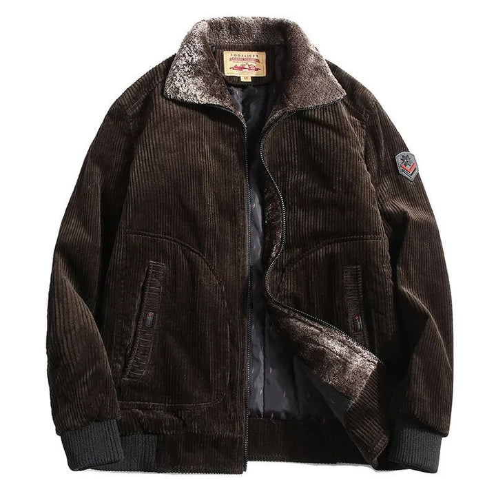 Drune | Herren Cordjacke Winter - Gemütliche Oberbekleidung